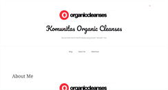 Desktop Screenshot of organiccleanses.net