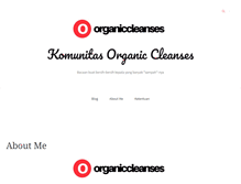 Tablet Screenshot of organiccleanses.net